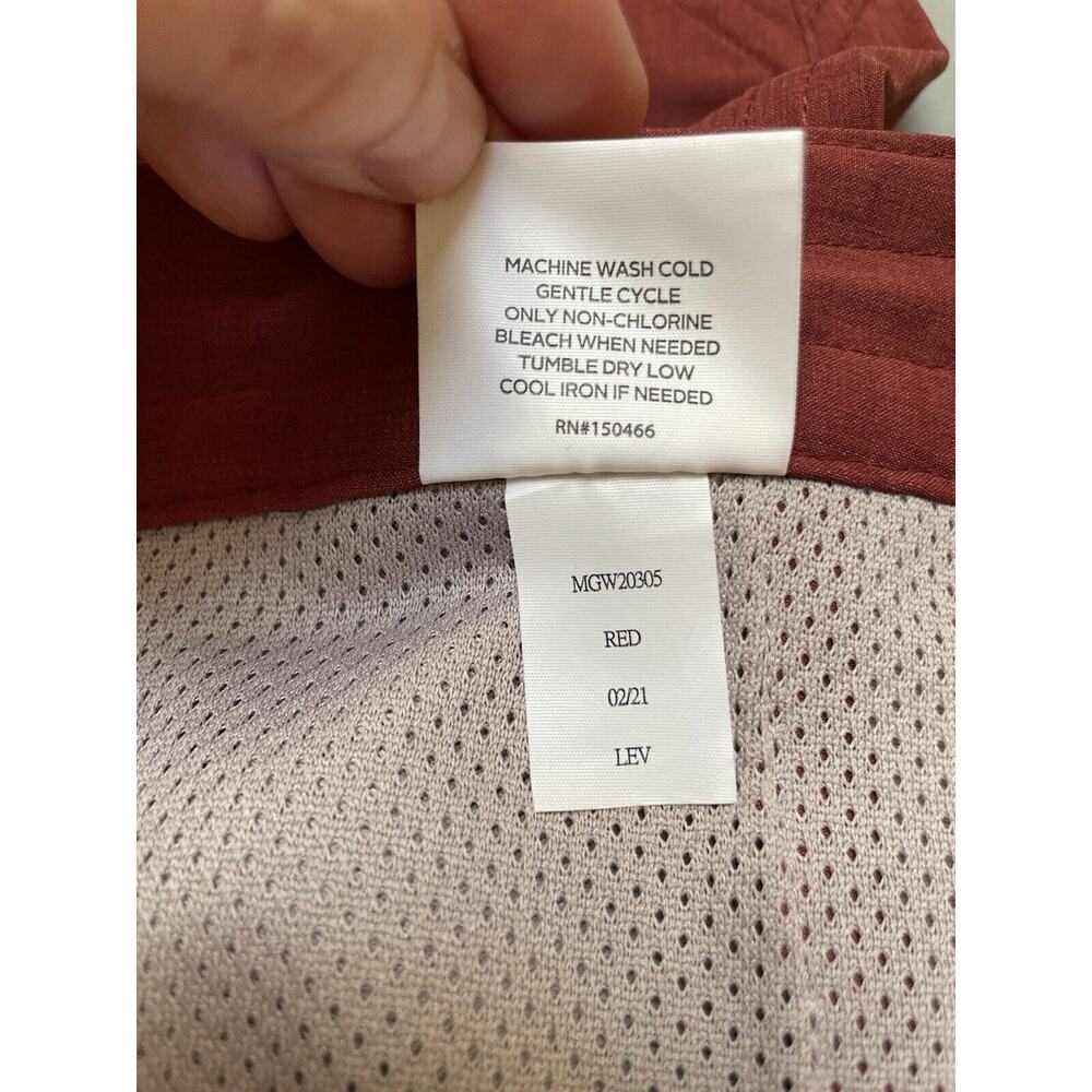 Even Tide‎ Men's Drawstring Kai Hybrid Short in Red Size 33/7 NWOT - Picture 5 of 8